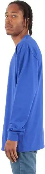 Shaka Wear Shmhls Men’s Max Heavyweight Long Sleeve t Shirt Royal
