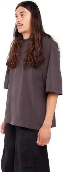Shaka Wear Shmho Men’s Max Heavyweight Oversized T-shirt - off Black