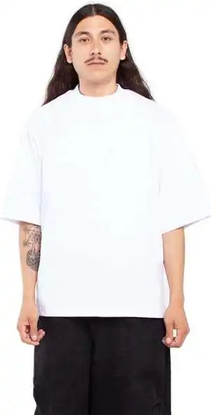 Shaka Wear Shmho Men’s Max Heavyweight Oversized T-shirt - White