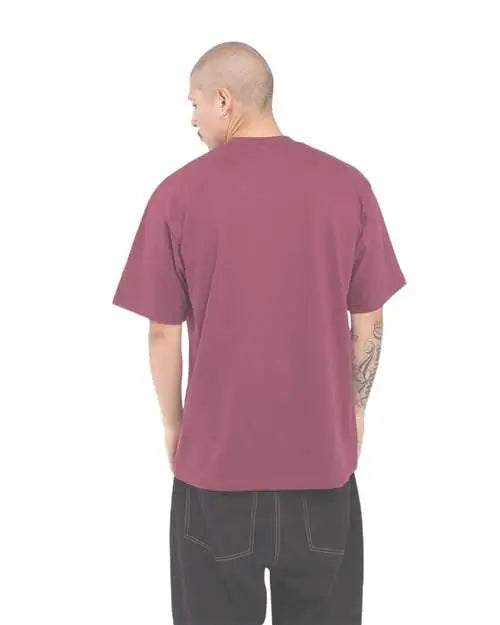 Shaka Wear Shmhss Max Heavyweight T-shirt - Burgundy - Red / s