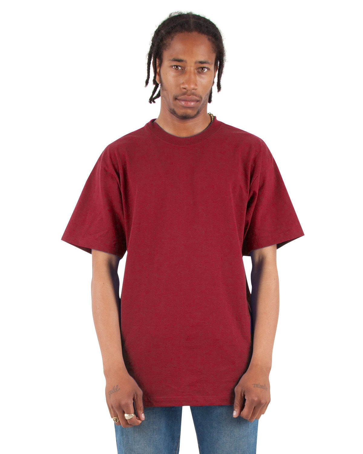 Shaka Wear Shmhss Max Heavyweight T-shirt - Cardinal