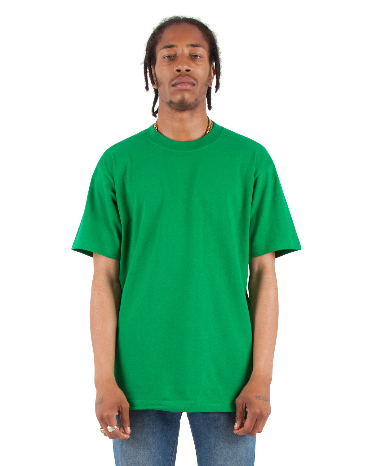 Shaka Wear Shmhss Max Heavyweight T-shirt - Kelly Green