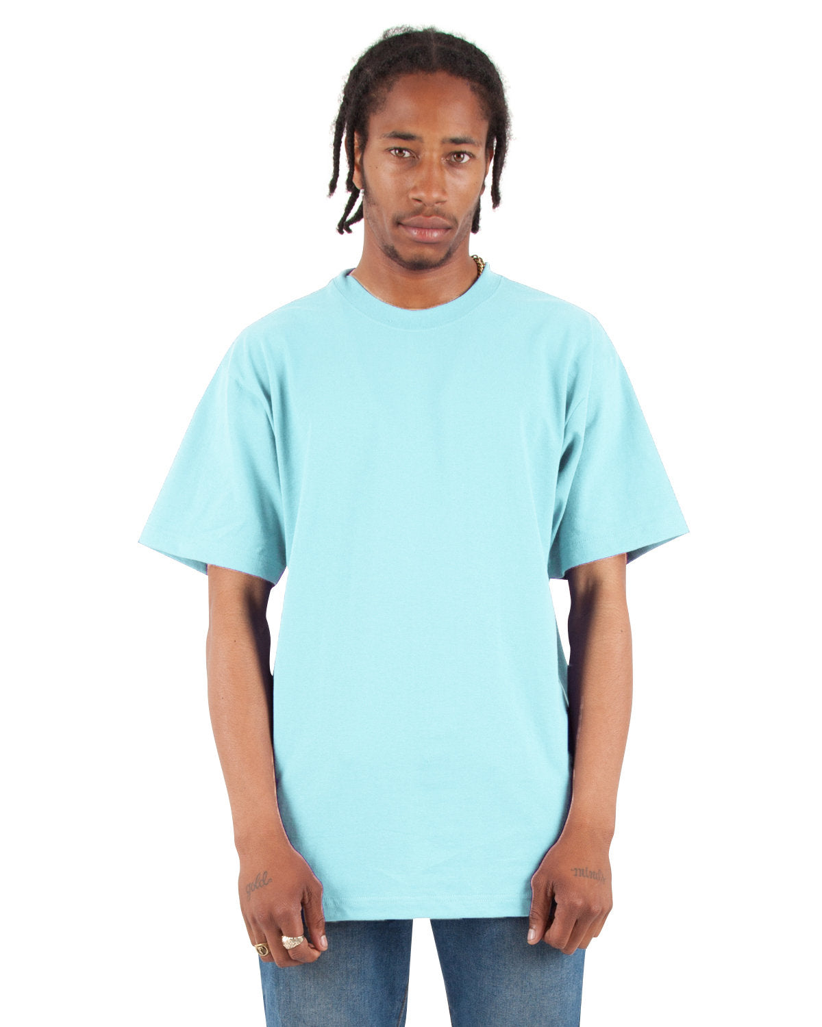 Shaka Wear Shmhss Max Heavyweight T-shirt - Powder Blue