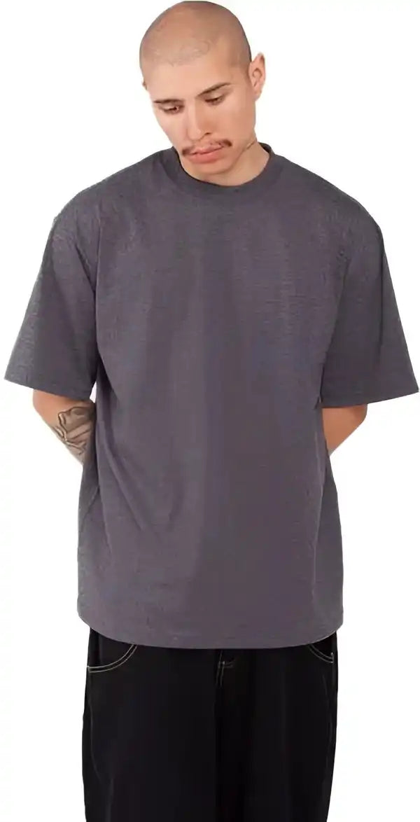 Shaka Wear Shmhss Unisex Max Heavyweight t Shirt Charcoal Gray Heather