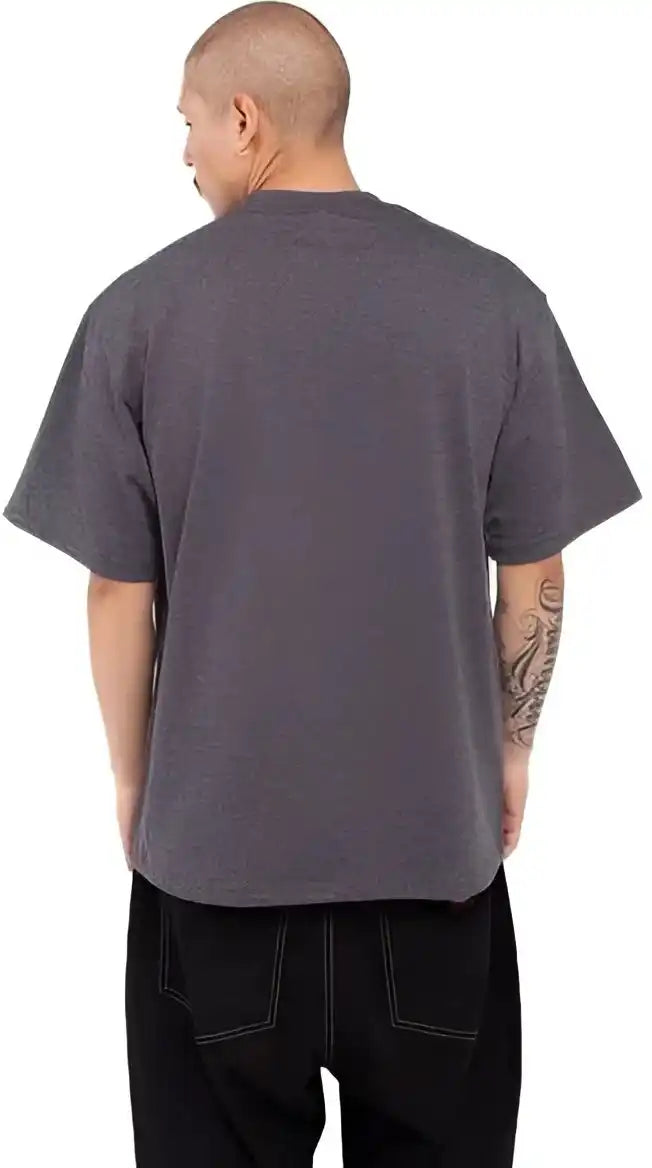 Shaka Wear Shmhss Unisex Max Heavyweight t Shirt Charcoal Gray Heather