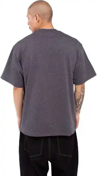 Shaka Wear Shmhss Unisex Max Heavyweight T-shirt - Charcoal Grey Heather