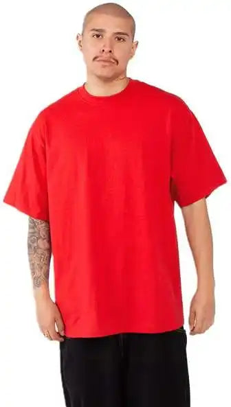 Shaka Wear Shmhsst Men’s Tall Max Heavyweight t Shirt Red
