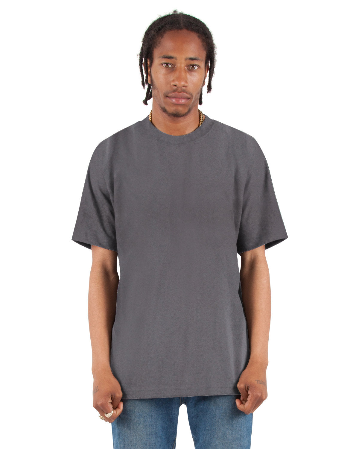 Shaka Wear Shmhsst Tall Max Heavyweight Short Sleeve T-shirt - Dark Grey