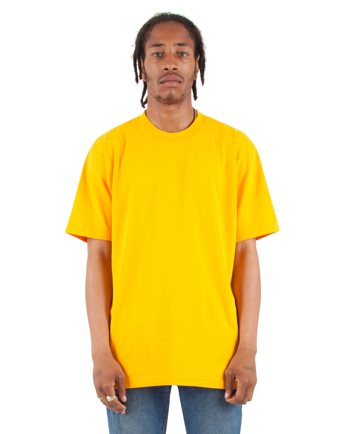 Shaka Wear Shmhsst Tall Max Heavyweight Short Sleeve T-shirt - Gold
