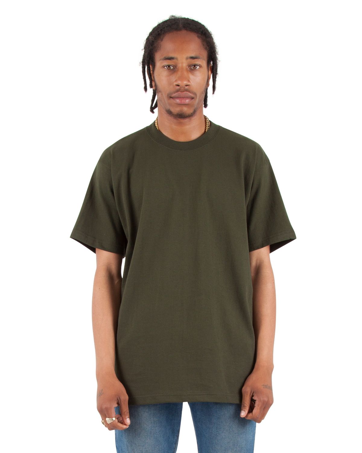 Shaka Wear Shmhsst Tall Max Heavyweight Short Sleeve T-shirt - Hunter Green