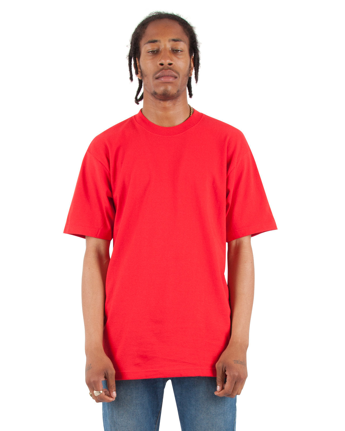 Shaka Wear Shmhsst Tall Max Heavyweight Short Sleeve T-shirt - Red