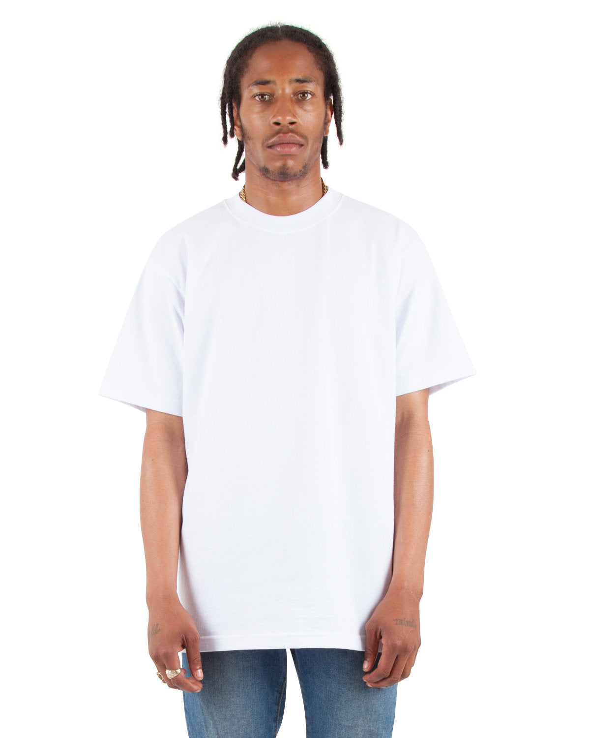 Shaka Wear Shmhsst Tall Max Heavyweight Short Sleeve T-shirt - White