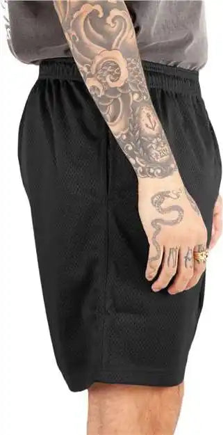 Shaka Wear Shmps Men’s Mesh Pe Gym Shorts - Black