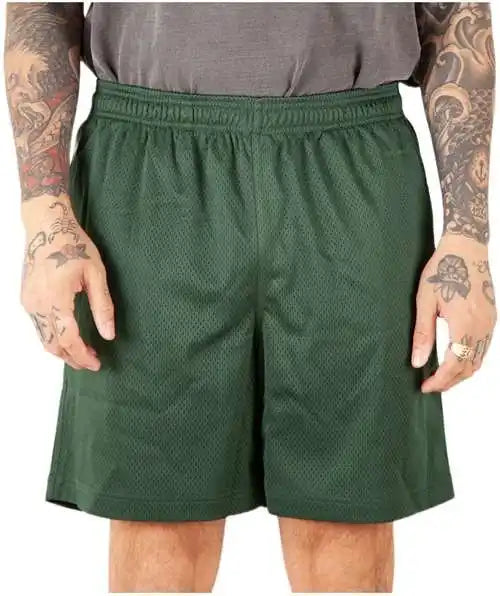 Shaka Wear Shmps Men’s Mesh Pe Gym Shorts - Moss