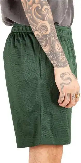 Shaka Wear Shmps Men’s Mesh Pe Gym Shorts - Moss