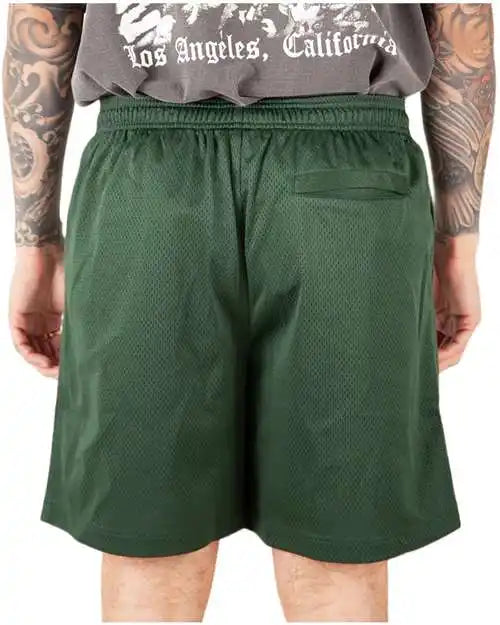 Shaka Wear Shmps Men’s Mesh Pe Gym Shorts - Moss