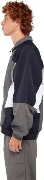 Shaka Wear Shntj Men’s Nylon Track Jacket - Grey