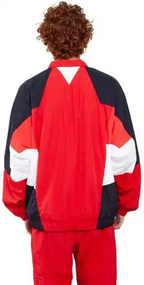Shaka Wear Shntj Men’s Nylon Track Jacket - Red