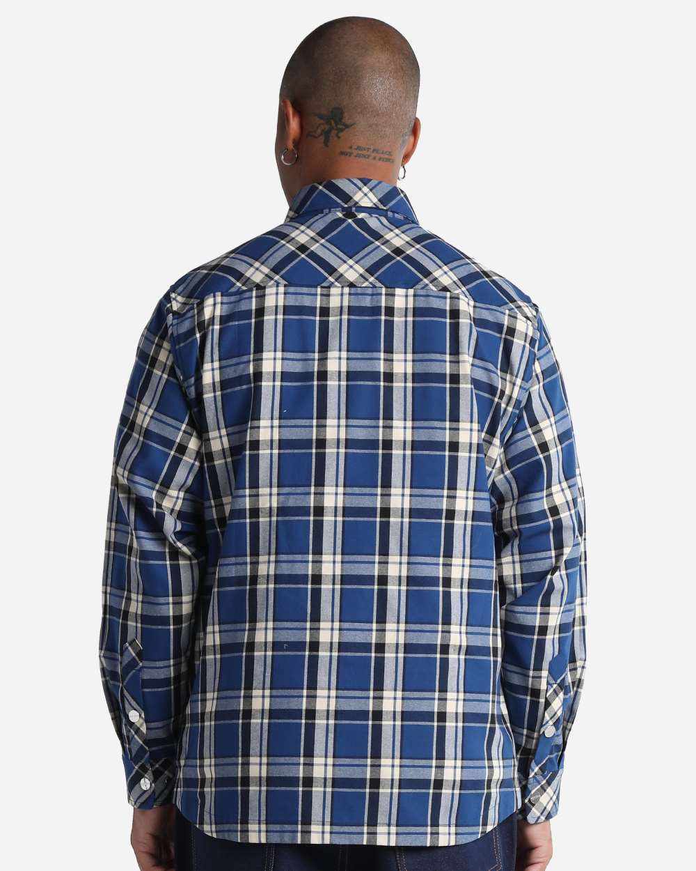 Shaka Wear Shpjk Unisex Plaid Jacket 2.0 - Blue