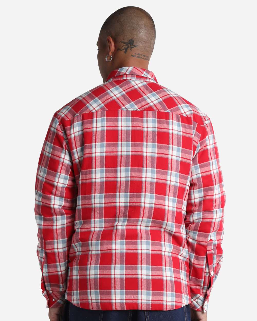 Shaka Wear Shpjk Unisex Plaid Jacket 2.0 - Red