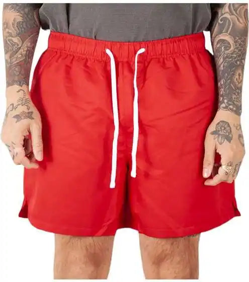 Shaka Wear Shprs Men’s Poly Running Shorts - Red