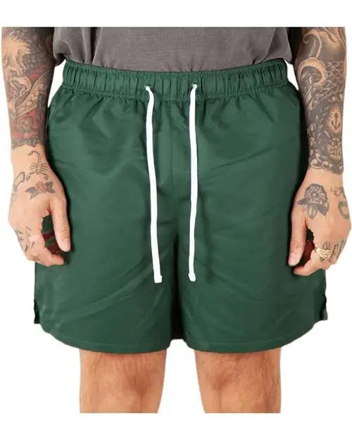 Shaka Wear Shprs Poly Running Shorts - Moss - Green Dark / s
