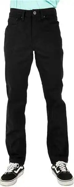 Shaka Wear Shrdj Men’s Raw Denim Straight-leg Jean Pants - Black_44