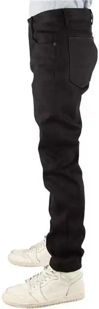 Shaka Wear Shrdj Men’s Raw Denim Straight-leg Jean Pants - Black_44