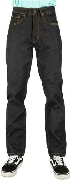 Shaka Wear Shrdj Raw Denim Straight-leg Jean Pants - Indigo_34