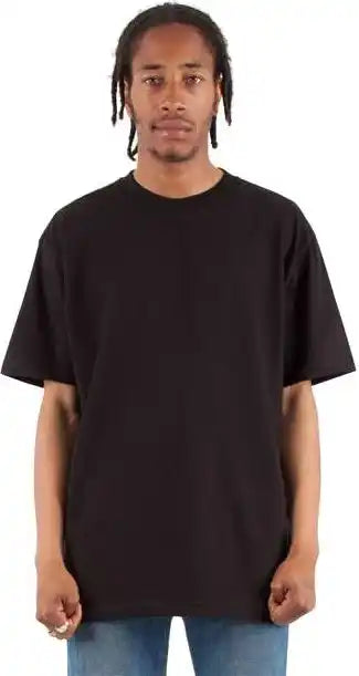 Shaka Wear Shrhss Unisex Retro Heavyweight T-shirt - Black