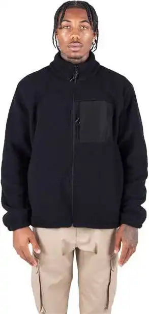 Shaka Wear Shsj Men’s Sherpa Jacket - Black