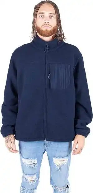 Shaka Wear Shsj Men’s Sherpa Jacket - Navy