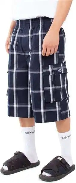 Shaka Wear Shsp Men’s Plaid Shorts Navy