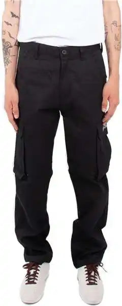 Shaka Wear Shspcp Men’s Twill Cargo Pants - Black_38 - 31