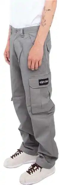 Shaka Wear Shspcp Men’s Twill Cargo Pants - Dark Grey_40 - 31