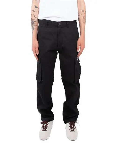 Shaka Wear Shspcp Twill Cargo Pants - Black_38 - Black / 31