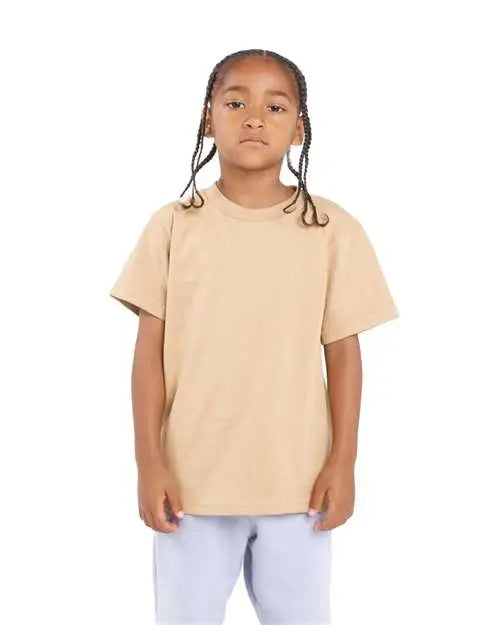 Shaka Wear Shssy Youth Active T-shirt - Khaki - Brown Light / Xs