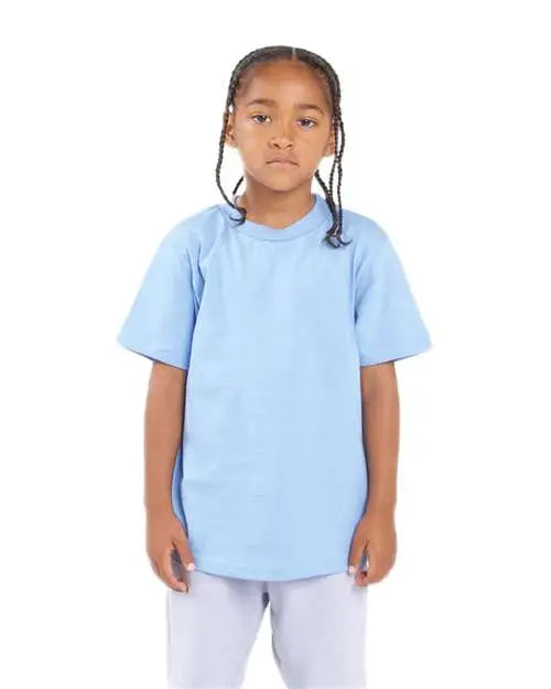 Shaka Wear Shssy Youth Active T-shirt - Sky Blue - Light / Xs