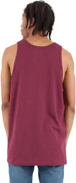 Shaka Wear Shtank Unisex Active Tank Burgundy