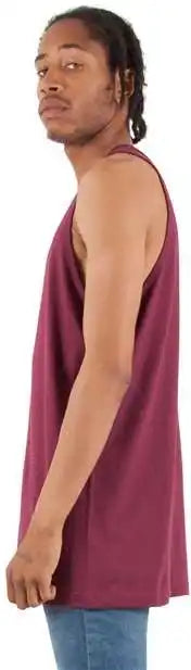 Shaka Wear Shtank Unisex Active Tank Burgundy