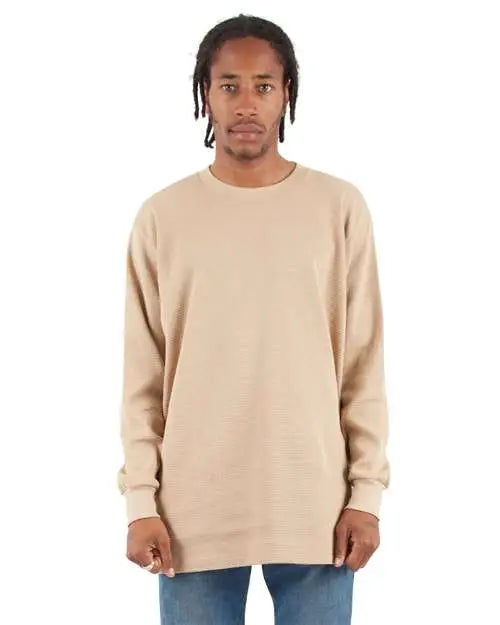 Shaka Wear Shthrm Thermal T-shirt - Khaki - Brown Light / s