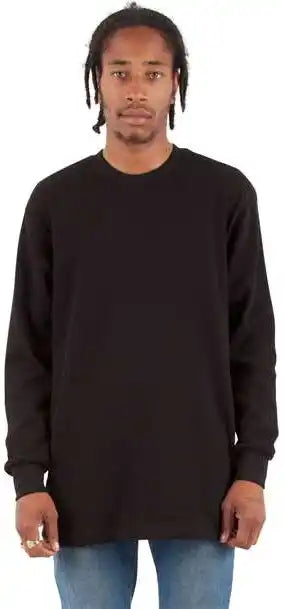 Shaka Wear Shthrm Unisex Thermal T-shirt - Black