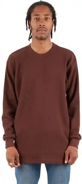 Shaka Wear Shthrm Unisex Thermal t Shirt Brown