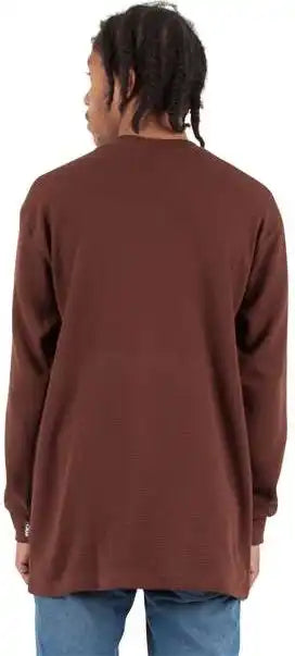 Shaka Wear Shthrm Unisex Thermal t Shirt Brown