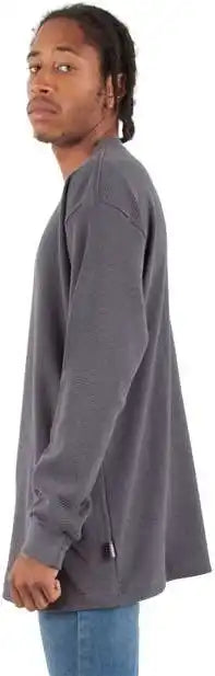 Shaka Wear Shthrm Unisex Thermal T-shirt - Dark Grey