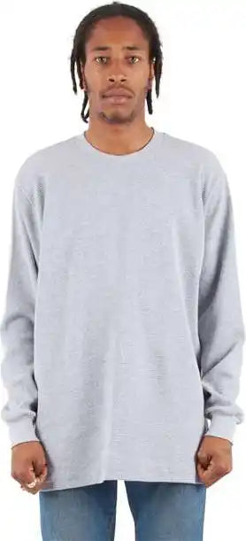 Shaka Wear Shthrm Unisex Thermal t Shirt Heather Gray