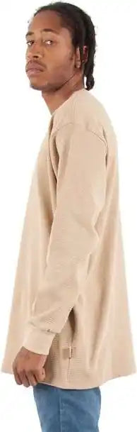 Shaka Wear Shthrm Unisex Thermal t Shirt Khaki