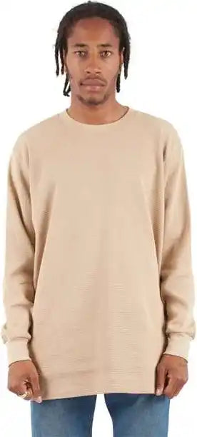Shaka Wear Shthrm Unisex Thermal t Shirt Khaki