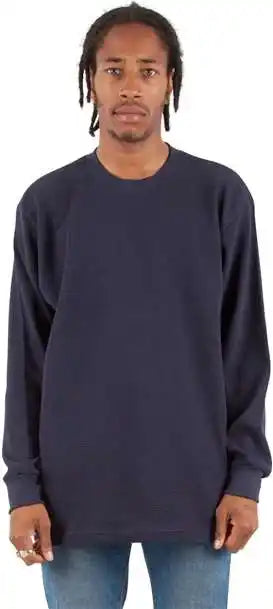 Shaka Wear Shthrm Unisex Thermal T-shirt - Navy