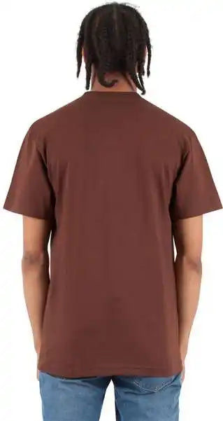 Shaka Wear Shvee Unisex V-neck T-shirt - Brown